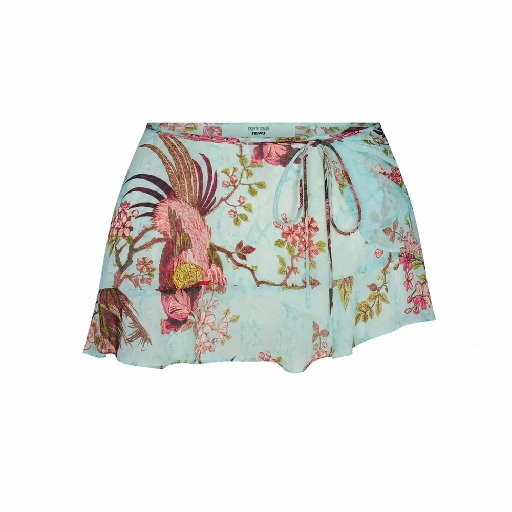 SKIMS X Roberto Cavalli Tie Side Mini Skirt